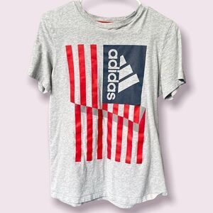 Youth Large Adidas Flag The Go To T-Shirt Size Large (14/16)